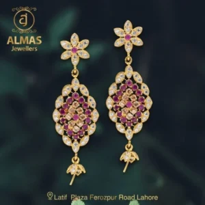 Gold Earrings Design 001